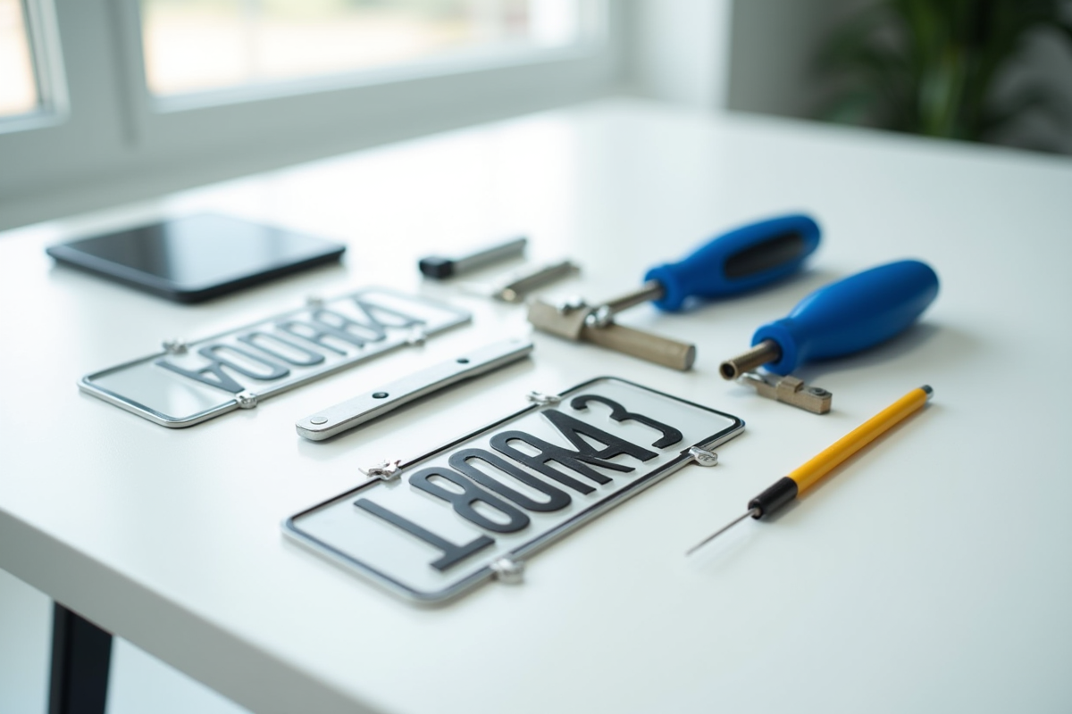 plaque immatriculation