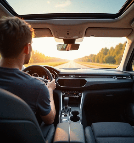 Personne confortablement assise dans une Peugeot 308 2021